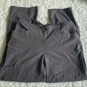 Greys Amatomy scrub pants, small, gray